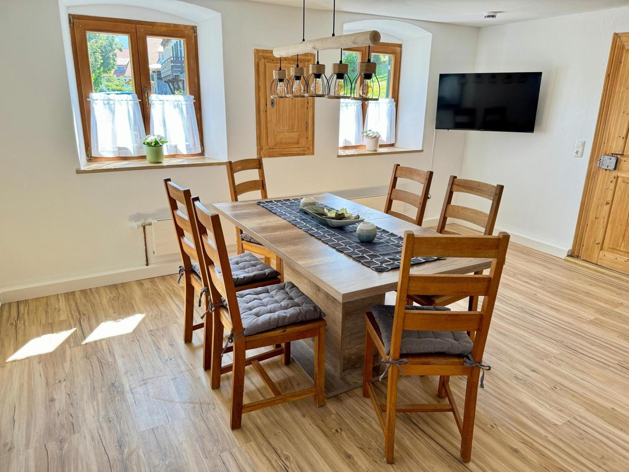 Ferienwohnung Alpenhirsch 슈방가우 외부 사진