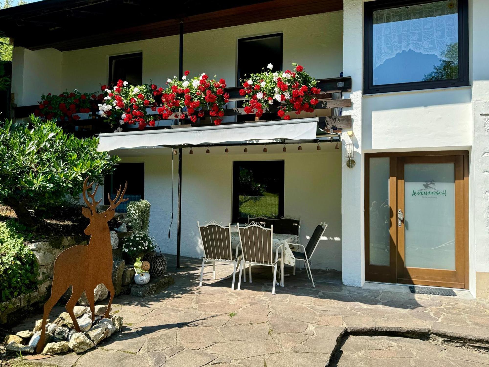 Ferienwohnung Alpenhirsch 슈방가우 외부 사진
